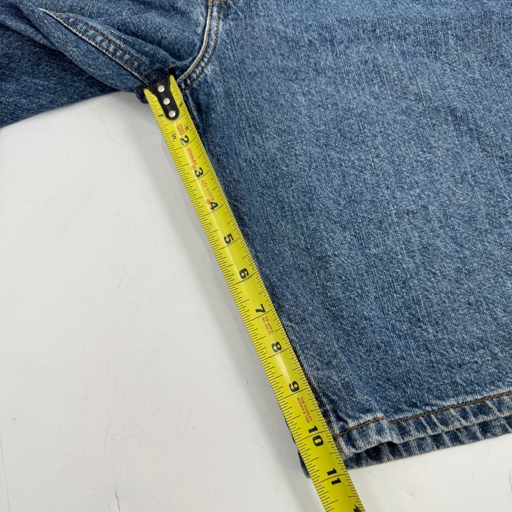 Levi's 550 Men's Relaxed Fit Denim Jean Shorts Blue Size 38 Y2K Baggy‎ - Picture 5 of 13